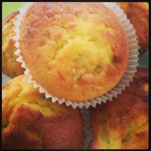 Orangen-Rosmarin-Muffins